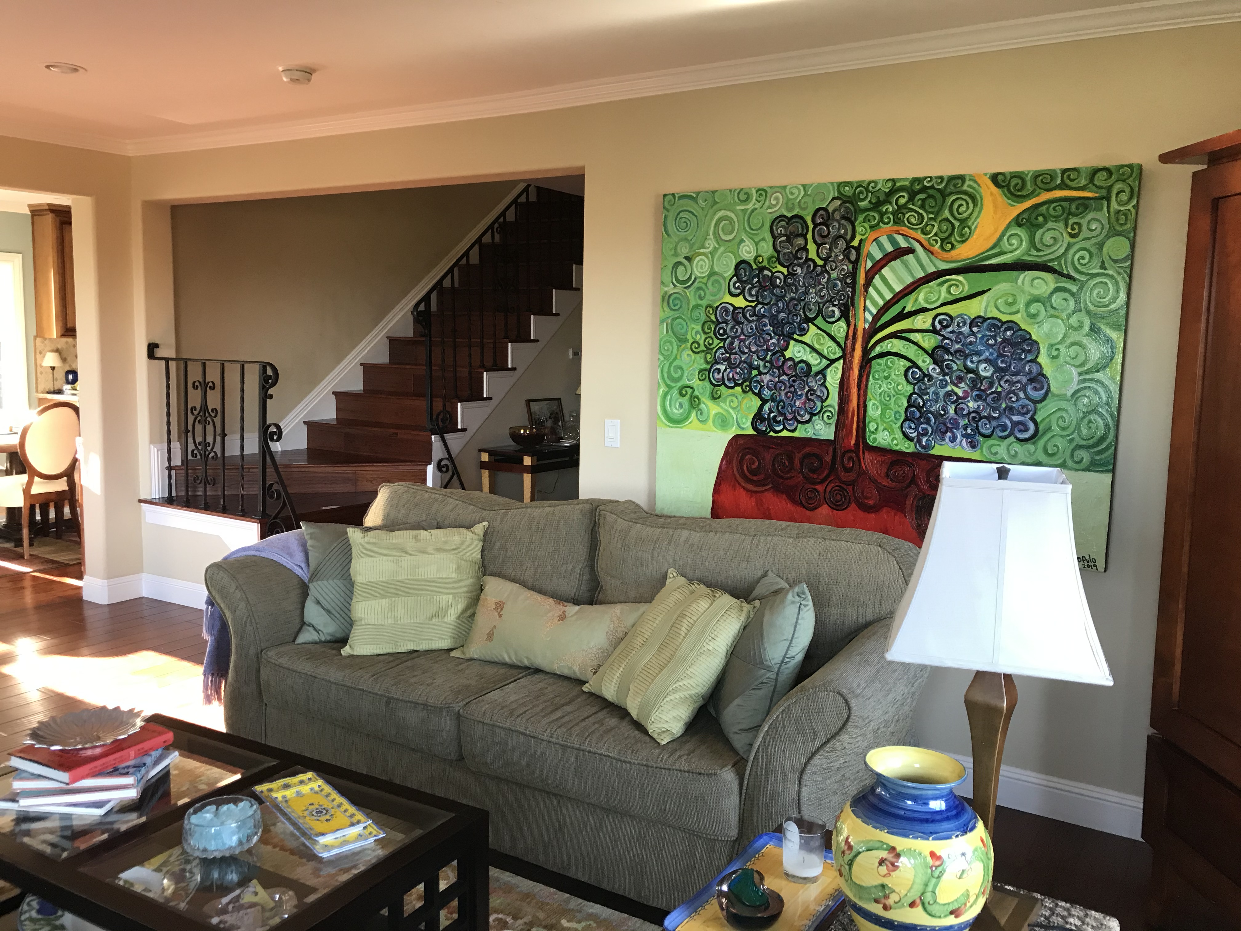 Painting: Tree 1. View 3.