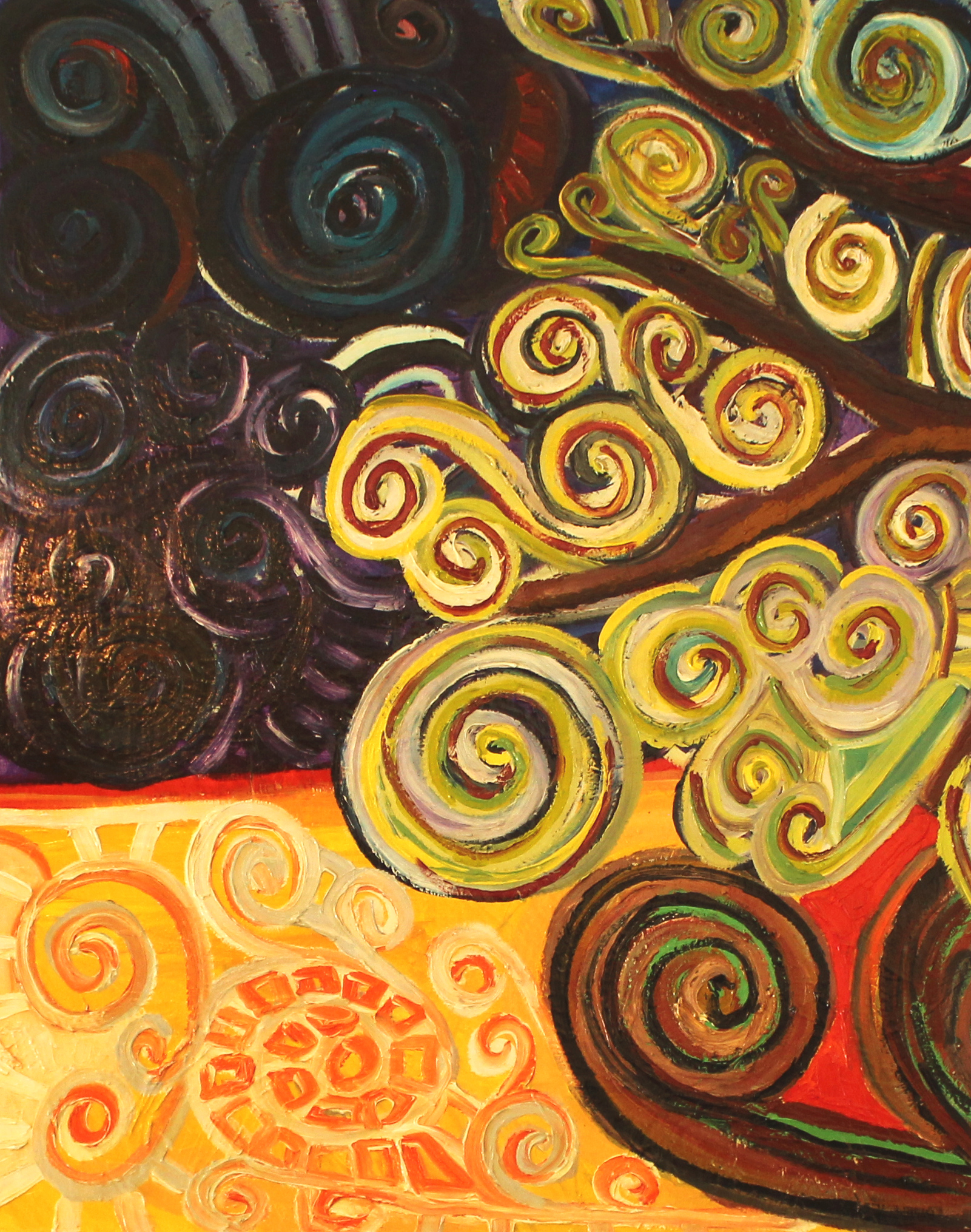 Painting: Tree 25. View 2.