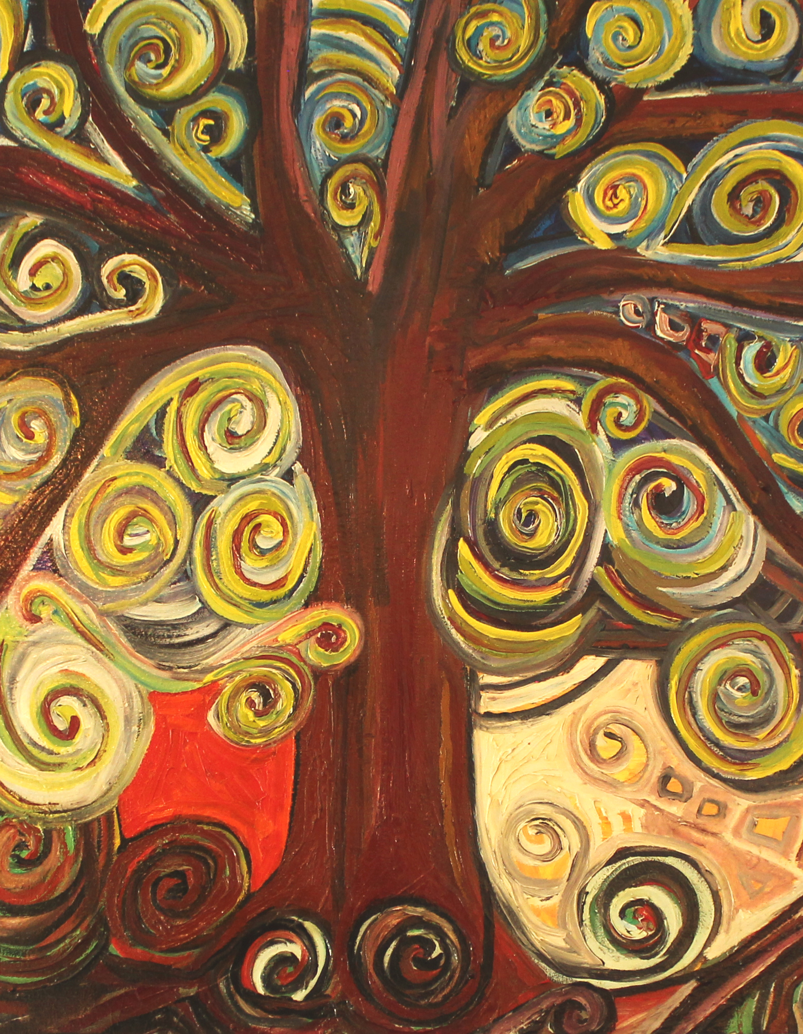 Painting: Tree 25. View 3.