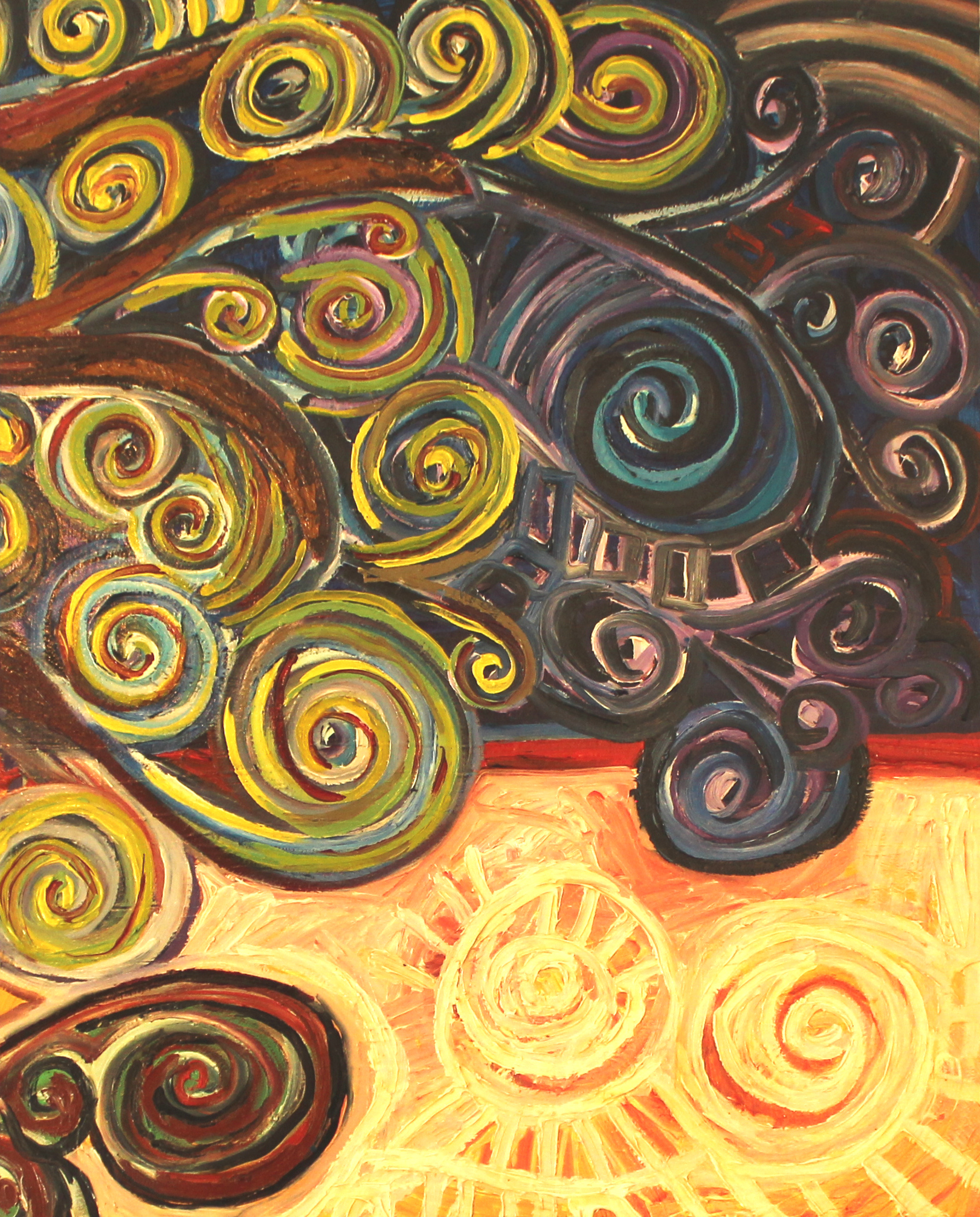 Painting: Tree 25. View 4.