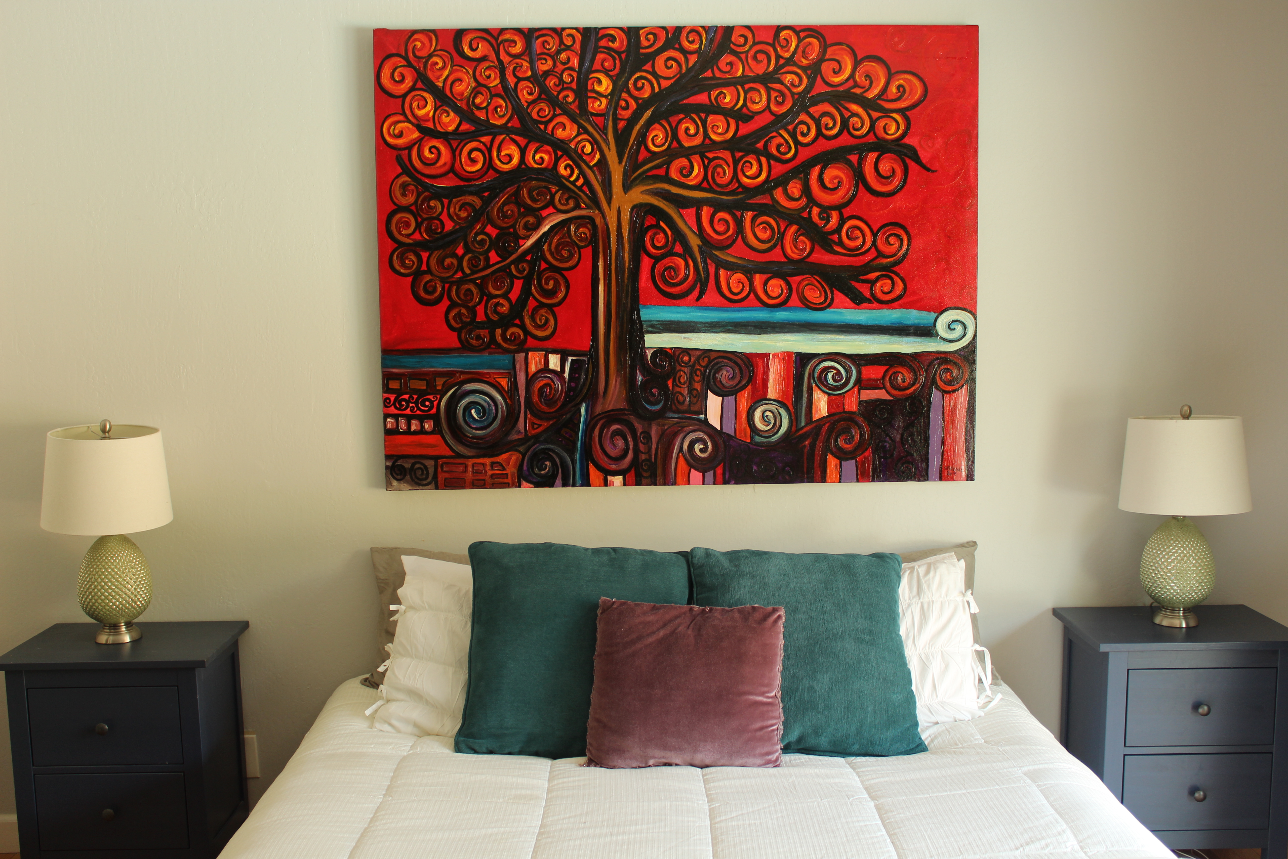 Painting: Tree 3. View 3.