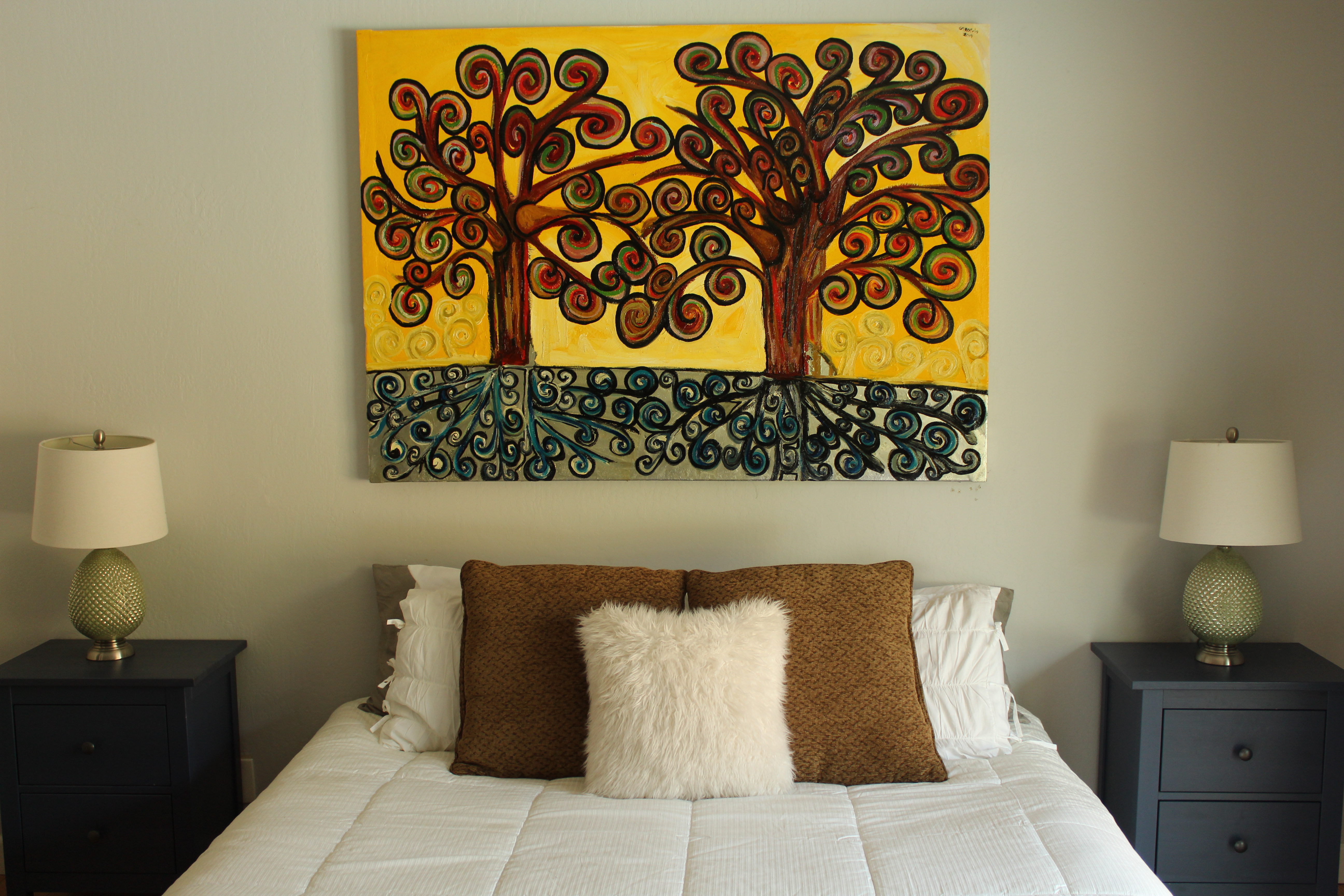 Painting: Tree 5. View 2.